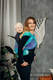 Mochila LennyHybrid Half Buckle, talla estándar, tejido jaqurad 100% algodón - PEACOCK’S TAIL - FANTASY #babywearing