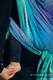 Żakardowa chusta do noszenia dzieci, bawełna - PAWI OGON - FANTAZJA- rozmiar L #babywearing