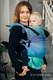 LennyUpGrade Carrier, Standard Size, jacquard weave 100% cotton - PEACOCK'S TAIL - FANTASY #babywearing