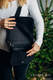 Marsupio portaoggetti Waist Bag 2in1 CITY (90% cotone, 7% lana merinos, 2% seta, 1% cashmere,) - PEACOCK'S TAIL - BLACK OPAL #babywearing