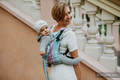 Lenny Buckle Onbuhimo baby carrier, Toddler size, jacquard weave (91% cotton, 9% tencel) - UNICORN LACE #babywearing