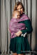 Porte-bébé LennyHybrid Half Buclke, taille standard, jacquard, 100% lin - LOTUS - PURPLE  #babywearing