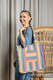 Shoulder bag made of wrap fabric (100% cotton) - LUNA - standard size 37cmx37cm #babywearing
