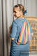 Sac à cordons en retailles d’écharpes (100% coton) - LUNA - taille standard 32 cm x 43 cm #babywearing