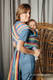 LennyHybrid Half Buckle Carrier, Standard Size, broken - twill weave 100% cotton - LUNA #babywearing