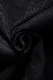 Baby Wrap, Jacquard Weave (59% cotton, 41% merino wool) - PEACOCK'S TAIL - PITCH BLACK - size S #babywearing