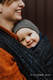 Żakardowa chusta do noszenia dzieci, 62% Bawełna 26% Len 12% Jedwab Tussah - PAWI OGON - SUBLIME - rozmiar M #babywearing