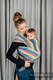 Wrap-Tai Tragehilfe Toddler / Kreuzköper-Bindung / 100% Baumwolle / mit Kapuze / LUNA  #babywearing