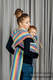 Wrap-Tai Tragehilfe Toddler / Kreuzköper-Bindung / 100% Baumwolle / mit Kapuze / LUNA  #babywearing