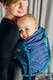 WRAP-TAI mini avec capuche, jacquard/ 100% coton / PEACOCK’S TAIL - PROVANCE  #babywearing