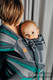 Wrap-Tai Tragehilfe Mini / Kreuzköper-Bindung / 100% Baumwolle / mit Kapuze / SMOKY - MINT  #babywearing