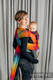WRAP-TAI carrier Mini with hood/ jacquard twill / 100% cotton / SYMPHONY RAINBOW DARK #babywearing