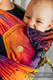WRAP-TAI Mini con cappuccio, tessitura jacquard, 100% cotone - SYMPHONY RAINBOW DARK #babywearing