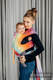 WRAP-TAI Tragehilfe Mini mit Kapuze/ Jacquardwebung / 100% Baumwolle / SYMPHONY RAINBOW LIGHT #babywearing
