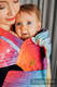 WRAP-TAI Toddler con cappuccio, tessitura jacquard, 100% cotone - SYMPHONY RAINBOW LIGHT #babywearing