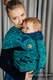 WRAP-TAI Tragehilfe Mini mit Kapuze/ Jacquardwebung / 100% Baumwolle / UNDER THE LEAVES #babywearing