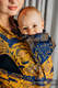 Nosidełko dla dzieci WRAP-TAI MINI, bawełna, splot żakardowy, z kapturkiem, POD LIŚCIEM - ZŁOTA JESIEŃ #babywearing