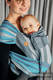 WRAP-TAI portabebé Mini, sarga cruzada - 100% algodón - con capucha, MISTY MORNING #babywearing