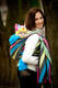Chusta do noszenia dziecka, tkana splotem skośno-krzyżowym (100% bawełna) - NOC - rozmiar XS #babywearing