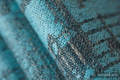 Ringsling, Jacquard Weave, with gathered shoulder (74% cotton 13% linen 13% modal) - SYMPHONY - BLUE MOON -  standard 1.8m #babywearing