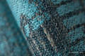 Fular, tejido jacquard (74% algodón, 13% lino, 13% modal) - SYMPHONY - BLUE MOON - talla XS #babywearing