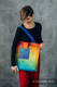 Borsa Shoulder Bag in tessuto di fascia (100% cotone) -  RAINBOW LOTUS - misura standard 37cm x 37cm  #babywearing