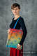 Einkaufstasche, hergestellt aus gewebtem Stoff (100% Baumwolle) - RAINBOW LOTUS  #babywearing