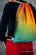 Sac à cordons en retailles d’écharpes (100% coton) - RAINBOW LOTUS - taille standard 32 cm x 43 cm #babywearing