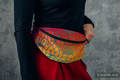 Waist Bag made of woven fabric, (100% cotton) - RAINBOW LOTUS  #babywearing