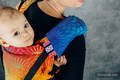 Drool Pads & Reach Straps Set, (60% cotton, 40% polyester) - RAINBOW LOTUS  #babywearing