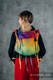 Nosidło Klamrowe ONBUHIMO z tkaniny żakardowej (100% bawełna), rozmiar Standard - TĘCZOWY LOTOS #babywearing
