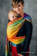 Porte-bébé LennyHybrid Half Buclke, taille standard, jacquard, 100% coton - RAINBOW LOTUS  #babywearing