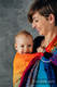 Chusta kółkowa, splot żakardowy, ramię bez zakładek (100% bawełna) - TĘCZOWY LOTOS - standard 1.8m #babywearing