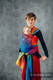 Baby Wrap, Jacquard Weave (100% cotton) - RAINBOW LOTUS - size XS #babywearing