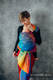 Tragetuch, Jacquardwebung (100% Baumwolle) - RAINBOW LOTUS - Größe XL #babywearing