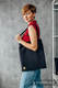 Shopping bag made of wrap fabric (100% cotton) - LITTLE HERRINGBONE EBONY BLACK #babywearing