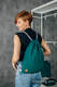 Sackpack made of wrap fabric (100% cotton) - EMERALD - standard size 32cmx43cm #babywearing