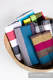 Retailles d’écharpe multicolore (sergé croisé) #babywearing