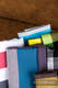 Multicolor Scraps of wrap materials (cross-twill fabrics) #babywearing