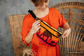 Waist Bag made of woven fabric, size large (100% cotton) - RAINBOW SAFARI 2.0 #babywearing