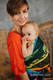 Baby Wrap, Jacquard Weave (100% cotton) - RAINBOW SAFARI 2.0 - size S #babywearing