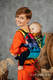 LennyGo Ergonomic Carrier, Toddler Size, jacquard weave 100% cotton - RAINBOW SAFARI 2.0 #babywearing