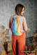 Sac à cordons en retailles d’écharpes (100 % coton) - DRAGONFLY RAINBOW - taille standard 32 cm x 43 cm #babywearing