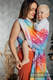 Żakardowa chusta do noszenia dzieci, bawełna - WAŻKI TĘCZOWE - rozmiar XL #babywearing