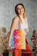 Bolsa de la compra hecho de tejido de fular (100% algodón) - DRAGONFLY RAINBOW #babywearing