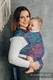 Porte-bébé LennyHybrid Half Buclke, taille standard, jacquard, 100% coton - PAISLEY - KINGDOM  #babywearing