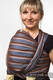 Baby Sling, Broken Twill Weave - Wood Forget-me-not - size M (grade B) #babywearing