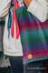 Einkaufstasche, hergestellt vom gewebten Stoff (100% Baumwolle) - LITTLE HERRINGBONE IMPRESSION DARK  #babywearing
