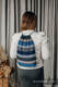 Sac à cordons en retailles d’écharpes (100 % coton) - WATERFALL - taille standard 32cm x 43cm #babywearing