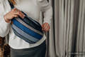 Marsupio portaoggetti Waist Bag in tessuto di fascia, misura large (100% cotone) - WATERFALL  #babywearing